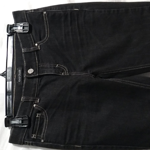 White House Black Market Slim Capri Noir Jeans Sz.2 Feel Beautiful Like New - Picture 2 of 13